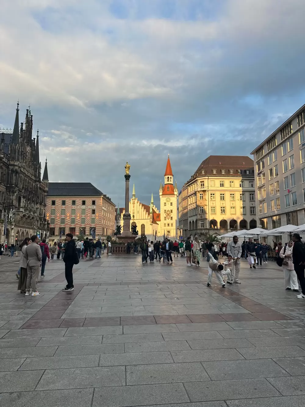 Arrival in Munich