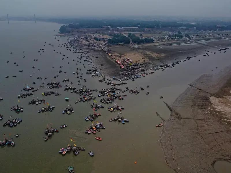 Varanasi to Prayagraj · Triveni Sangam